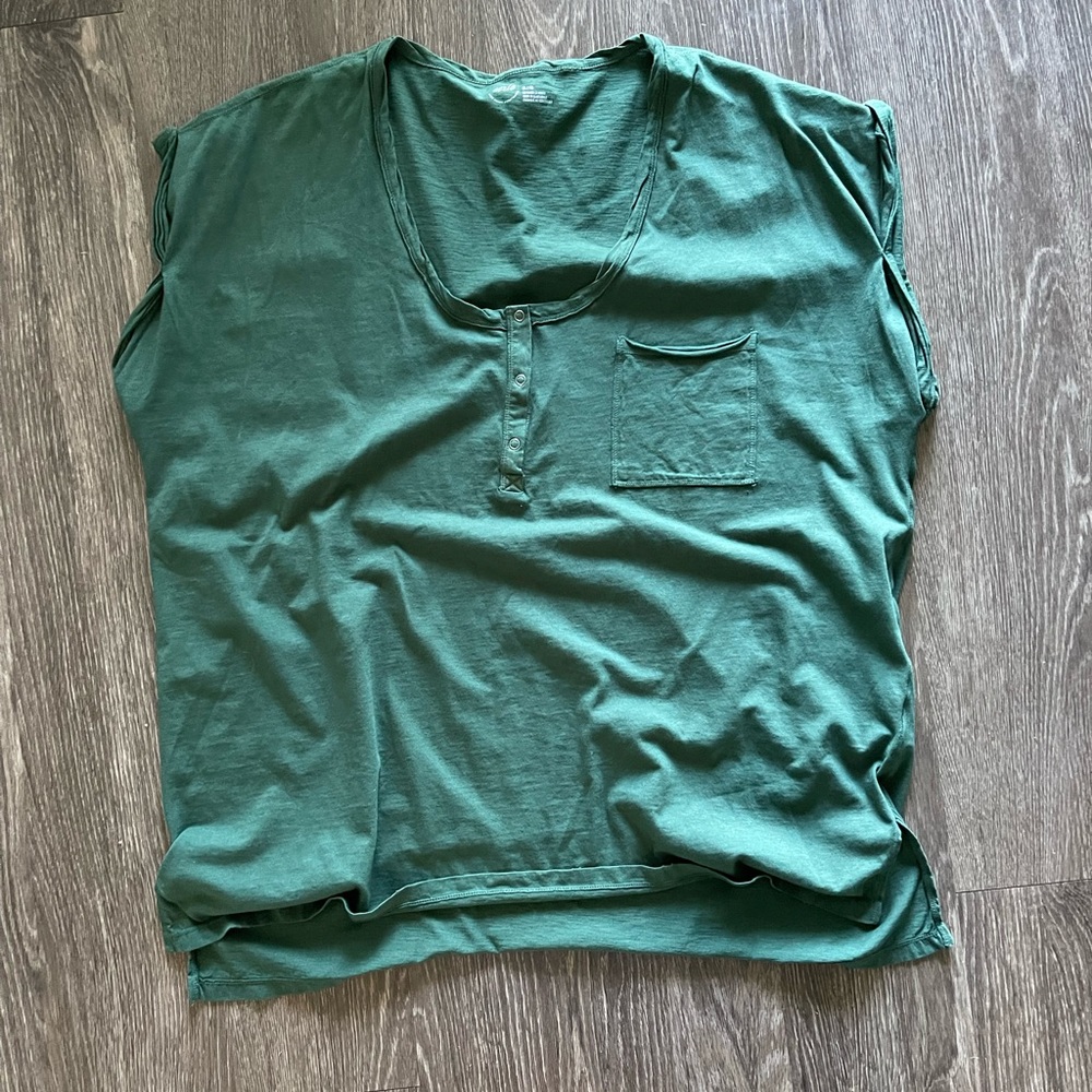 Aerie short sleeve henly top